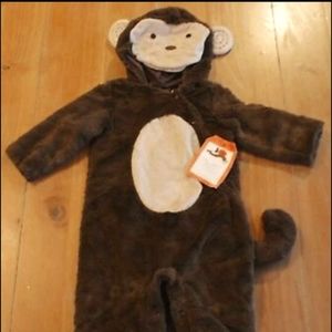 Pottery Barn Monkey Baby costume size 0-6 months